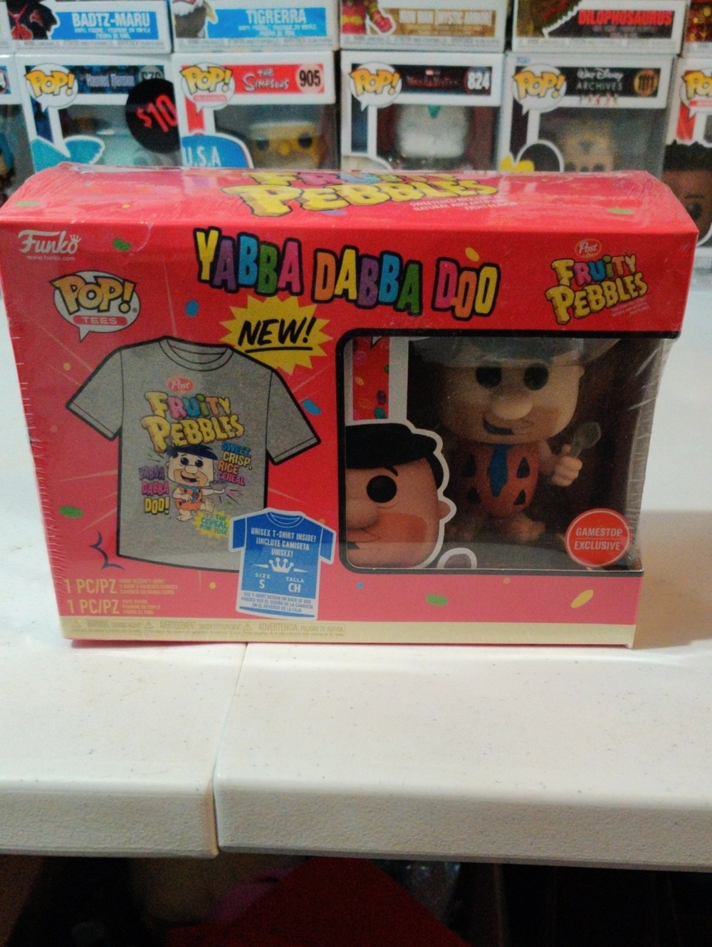 Funko Fruity Pebbles Yabba Dabba Doo Pop! Tee Gift Set - Pink, Red